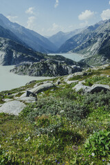 Grimselpass mit Stausee