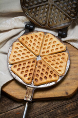 Old-fashioned homemade wafers
