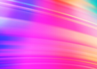 Light Multicolor, Rainbow vector glossy abstract background. A vague abstract illustration with gradient. The background for your creative designs.