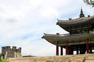 Naklejka premium 韓国 水原市にある世界遺産 華城