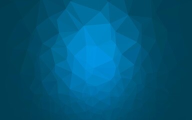 Light BLUE vector blurry triangle pattern. Colorful abstract illustration with gradient. Polygonal design for your web site.