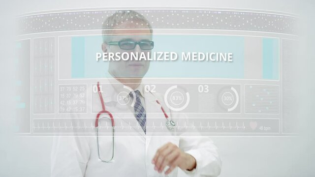 Scrolling to PERSONALIZED MEDICINE tab on a modern computer screen