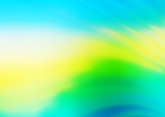 Light Blue, Yellow vector blurred and colored template. Glitter abstract illustration with an elegant design. A completely new design for your business.