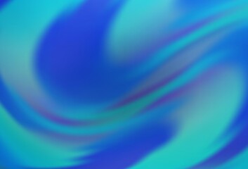 Light BLUE vector blurred bright pattern.