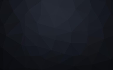 Obraz premium Dark Black vector shining triangular template. Colorful illustration in abstract style with gradient. Brand new style for your business design.