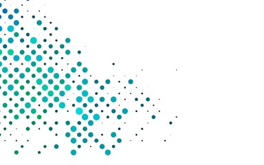 Light BLUE vector texture with disks. Blurred decorative design in abstract style with bubbles. Design for posters, banners.