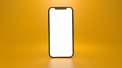 Phone mock - up 3d render for background