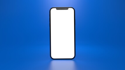 Phone mock - up 3d render for background