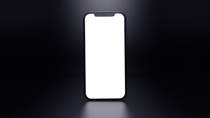 Phone mock - up 3d render for background