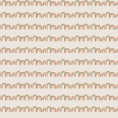 seamless pattern with abstract geometric shapes