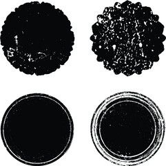 Grunge post Stamps Collection. Banners, Insignias , Logos, Icons, Labels and Badges Set . vector distress textures.blank shapes.