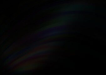 Dark Silver, Gray vector pattern with curved circles. A completely new color illustration in marble style. A completely new template for your business design.