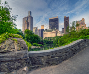 Gapstow Bridge in Central Park