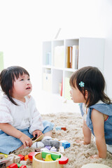 泣く子供