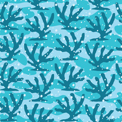 Beautiful Coral Seamless Pattern