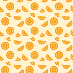 orange repeat pattern design