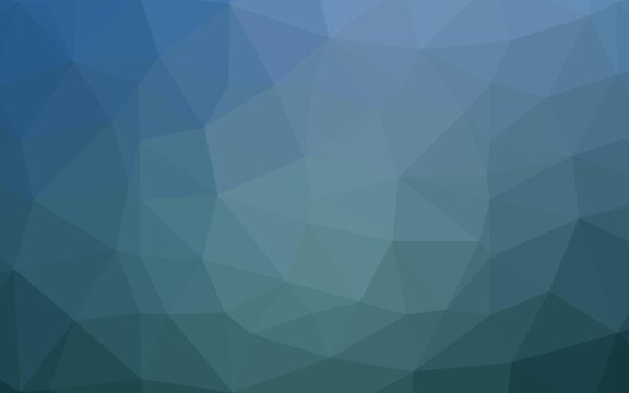 Light BLUE vector low poly texture. A completely new color illustration in a vague style. The best triangular design for your business.
