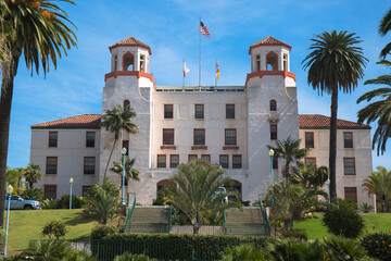 Fototapeta premium Balboa park administration building, San Diego, California, USA
