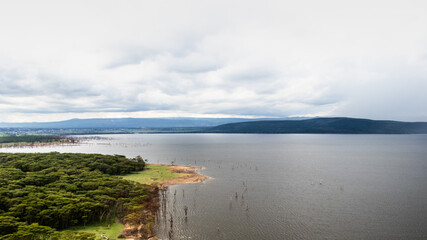 lake and clouds