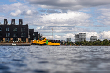 city skyline at midtday