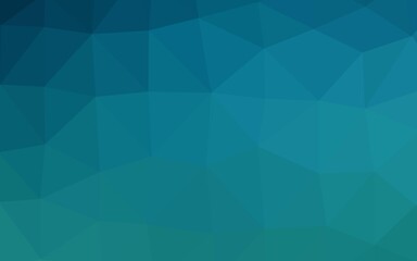 Fototapeta premium Light BLUE vector abstract mosaic pattern. An elegant bright illustration with gradient. Completely new template for your business design.