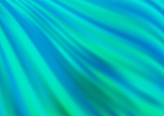 Light BLUE vector pattern with liquid shapes. Colorful abstract illustration with gradient lines. A completely new template for your business design.