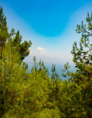 
Alanya panorama in summer on a sunny day