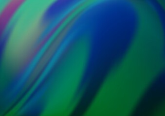 Light BLUE vector background with bubble shapes. A completely new color illustration in marble style. The elegant pattern for brand book.