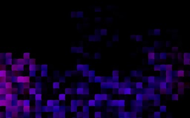 Dark Purple vector layout with lines, rectangles. Rectangles on abstract background with colorful gradient. The template can be used as a background.