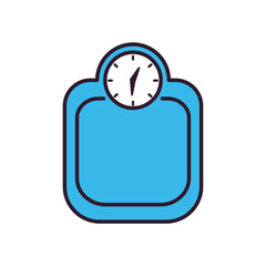 scale line and fill style icon vector design