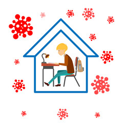 Home Schooling illustration