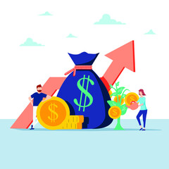 person with money illustrator 