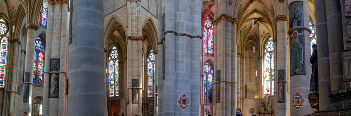 Fototapeta premium interior view of the historic Liebfrauenirche Church in Trier