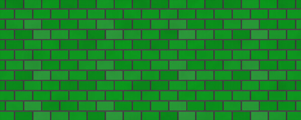 Empty brick wall green color with copy space. Beautiful brick wall green color on blank background. Royalty high-quality free stock photo image of blank, empty brick background for design texture