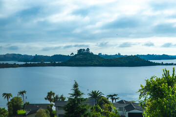 
Waiotapu, also spelt Wai-O-Tapu is an active geothermal area at the southern end of the Okataina Volcanic Centre. It is 27 kilometres south of Rotorua. It's in the north of the New Zealand. 