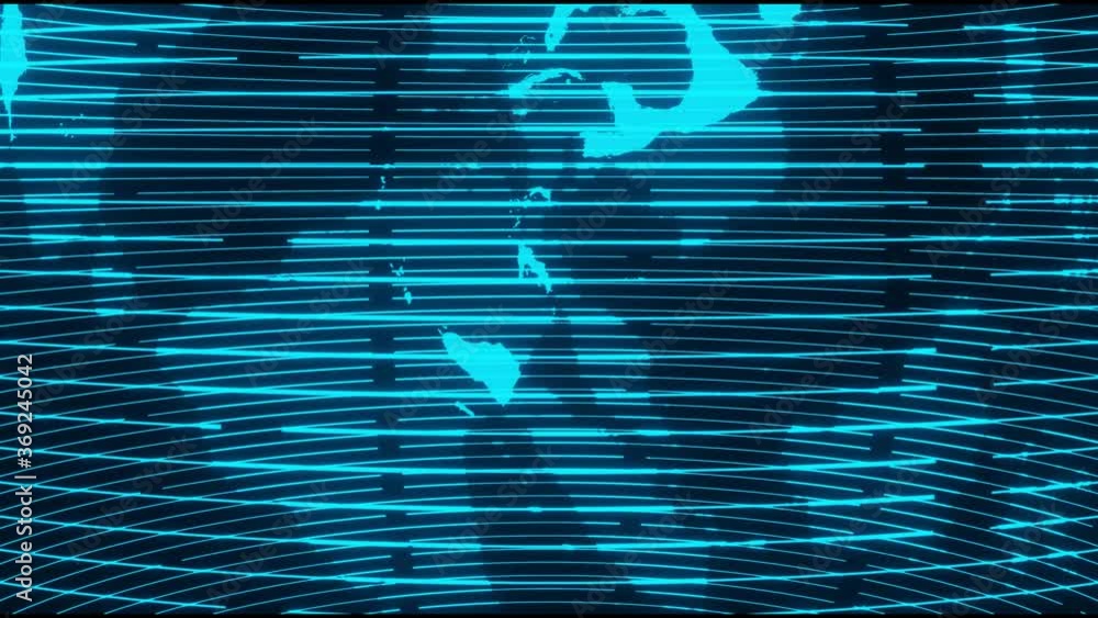 Poster futuristic digital planet earth glow hologram rotating global network concept 3d rendering