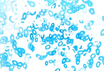 Light Blue, Green vector backdrop with dots.