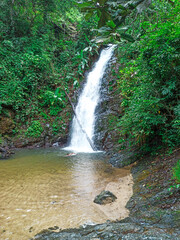 Durian Perangin Waterfall, Langkawi, Malasia