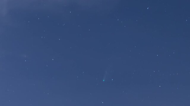 Time Lapse Comet NEOWISE C2020 F3 Date 17 Jul 2020 Thailand