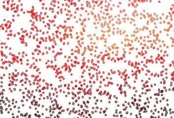 Light Red vector pattern with spheres.