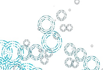 Light BLUE vector pattern with spheres.