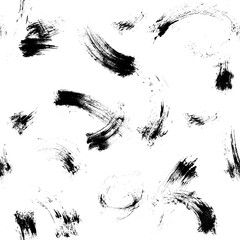 Abstract vector grunge wallpaper. Hand drawn brush strokes.
