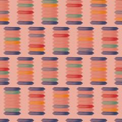 Vector colourful bars, stripes seamless pattern
