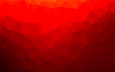 Light Red vector low poly cover. An elegant bright illustration with gradient. Template for a cell phone background.