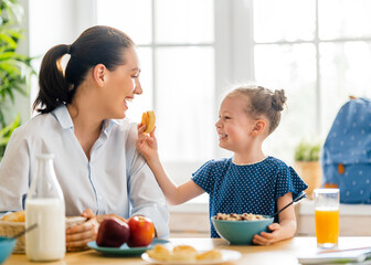 Healthy food at home.