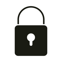 mobile application protection data web button menu digital silhouette style icon