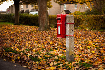 Autumn postbox