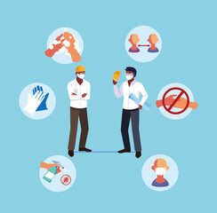 recommendations to prevent covid in industry operators