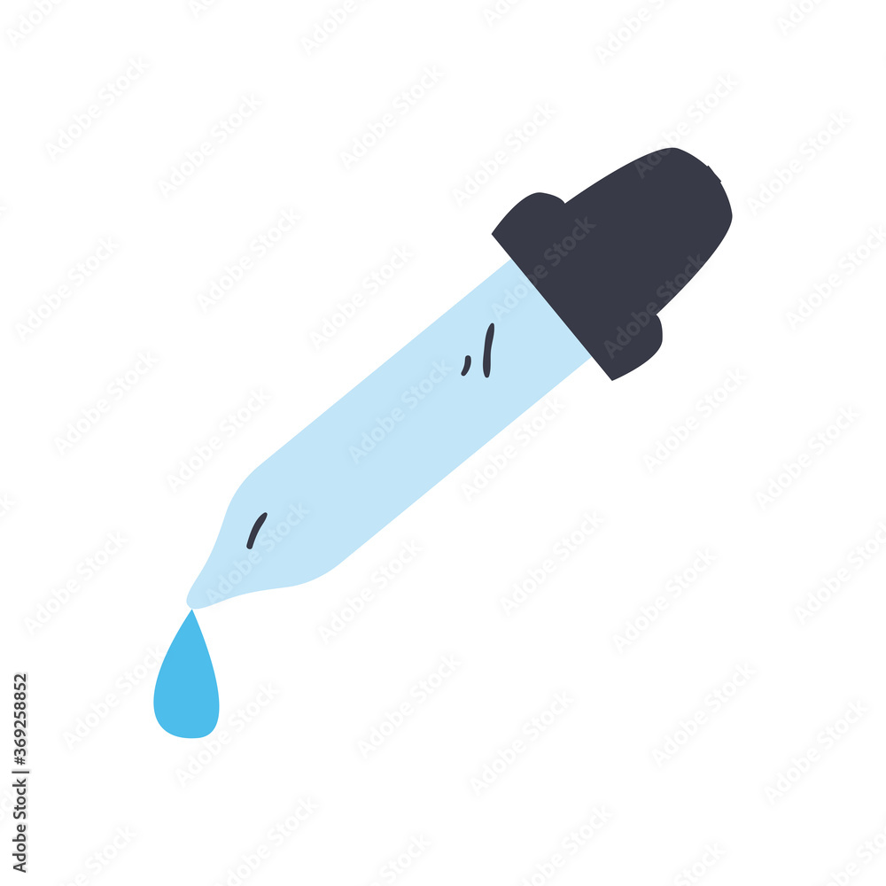 Aufkleber dropper line and fill style icon vector design