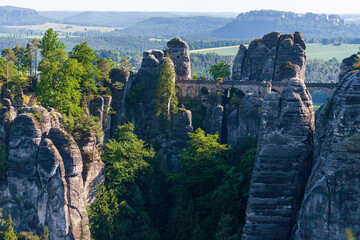 Elbsandsteingebirge in Sachsen